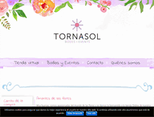 Tablet Screenshot of floristeriatornasol.com